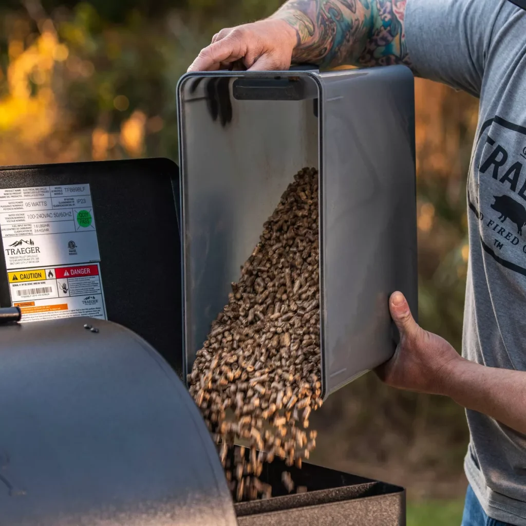grillpelletid säilituskonteiner ämber