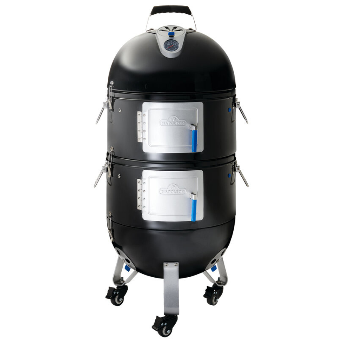 Napoleon® Apollo 22 (AS22K) – 5-ühes söegrill ja aurusuitsuahi (must)