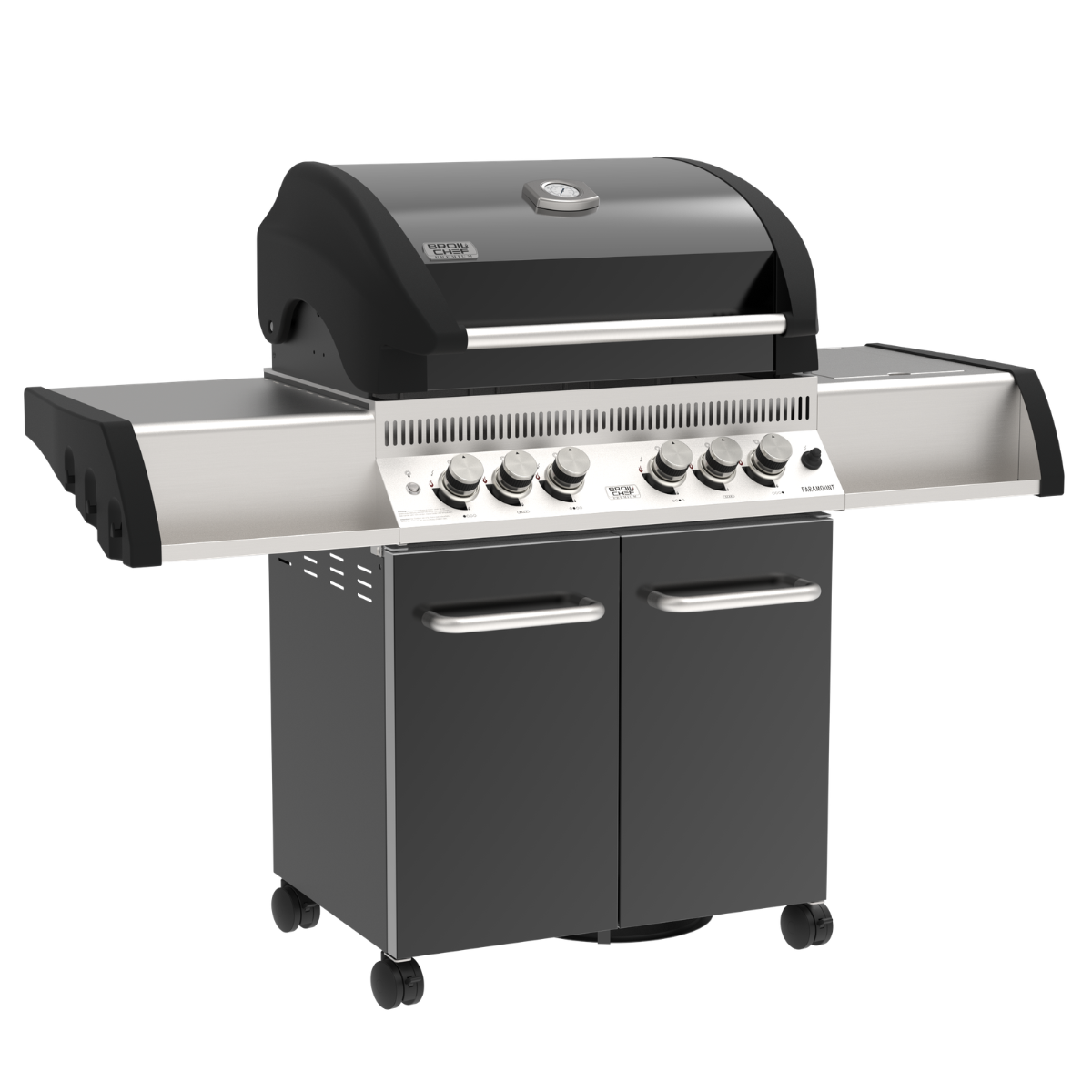 BroilChef Paramount BC-540 BBS gaasigrill keraamilise küljepliidi ja pöördvardapõletiga - Image 3